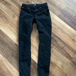 Gap size 12 black skinny jeans